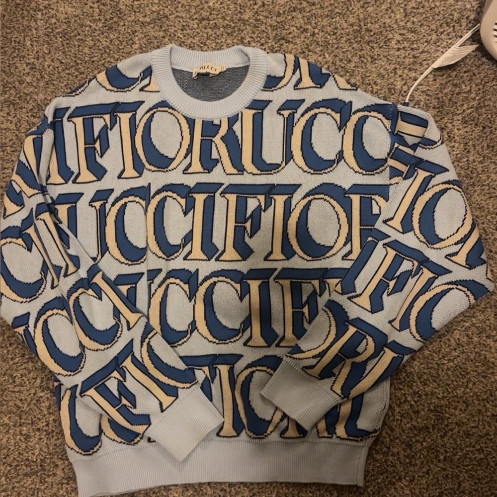 fiorucci monogram intarsia sweater - Picture 4 of 4